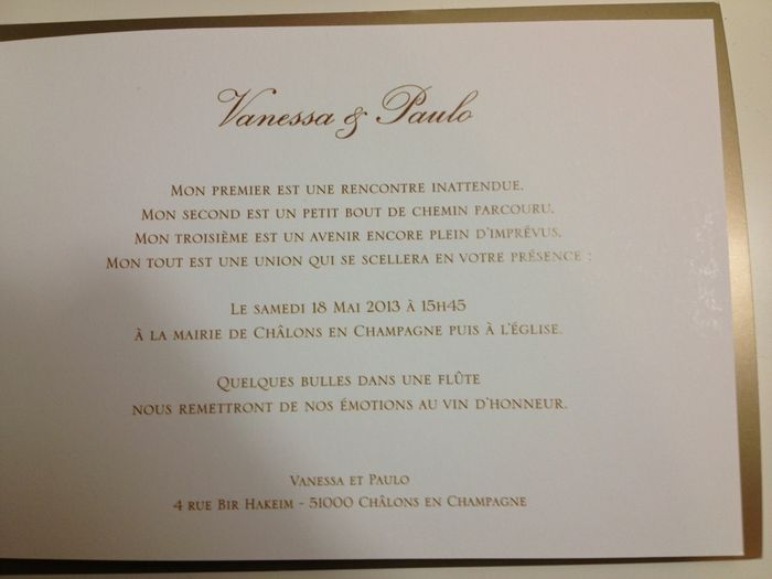 Photo de vos faire part!!!!! - 2