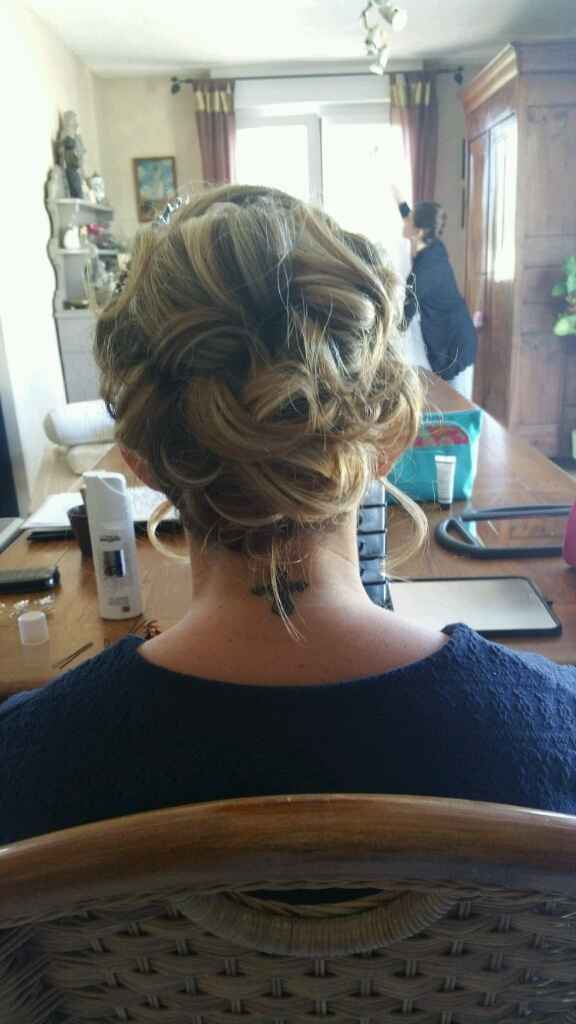 Essai coiffure et maquillage hier - 1