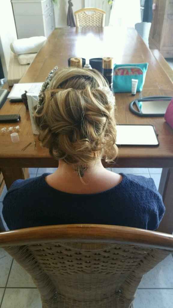 Essai coiffure et maquillage hier - 2