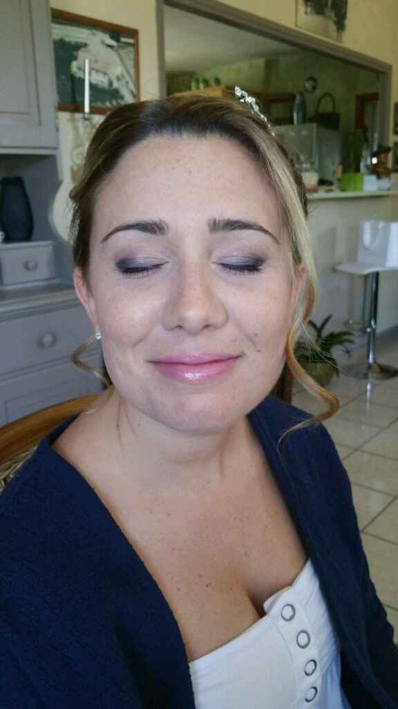 Essai coiffure et maquillage hier - 3