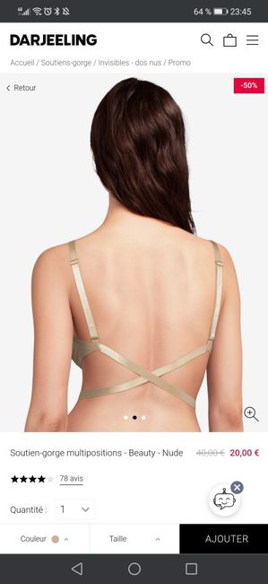 Soutien gorge dos nu 1