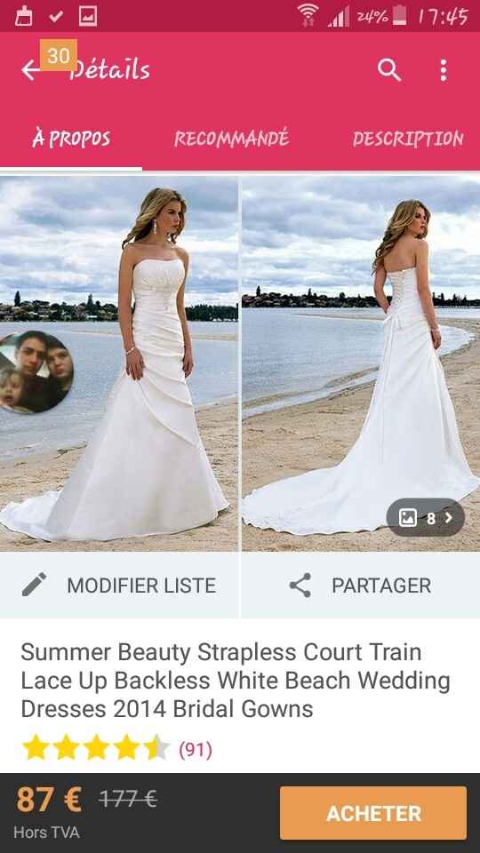 Mon portrait chinois de mariage - La robe de mariée - 1