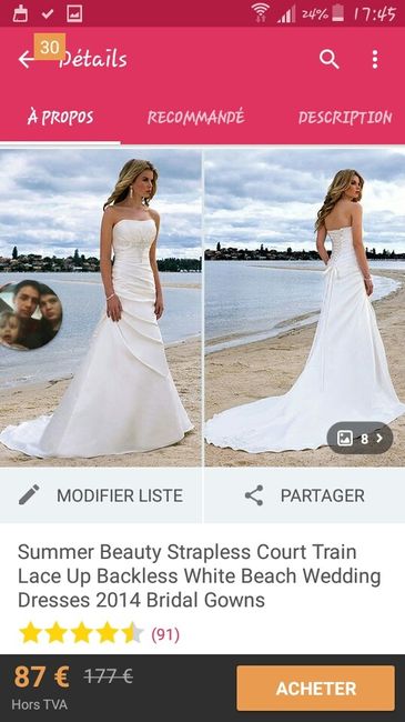 Mon portrait chinois de mariage - La robe de mariée - 1