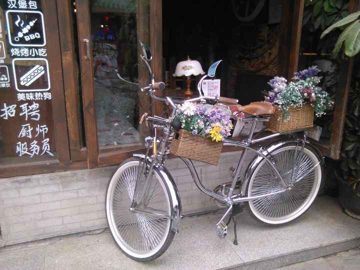 un vélo champêtre