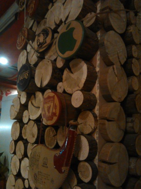 des galettes de bois