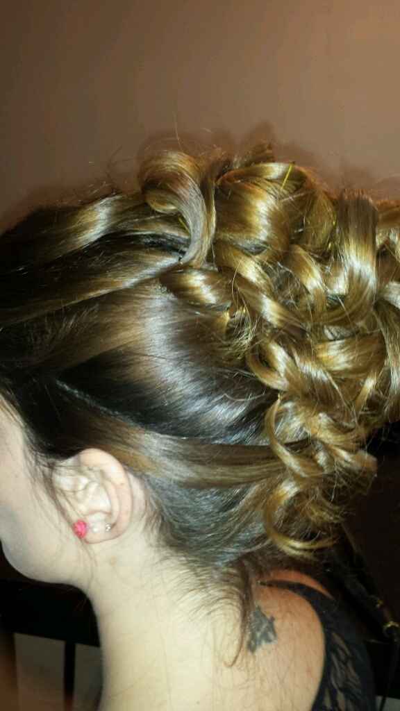 Essai coiffure et robe pour mon ouverture de bal - 2