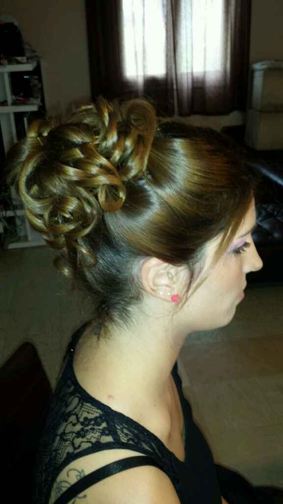 Essai coiffure et robe pour mon ouverture de bal - 3