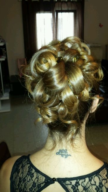 Essai coiffure et robe pour mon ouverture de bal - 1