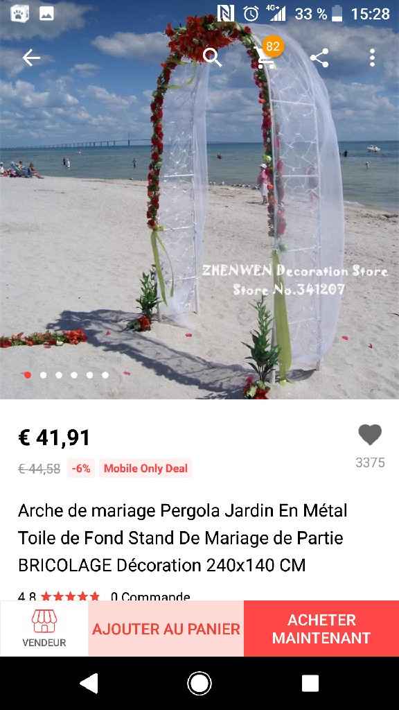 Arche pour cérémonie laïque - 1