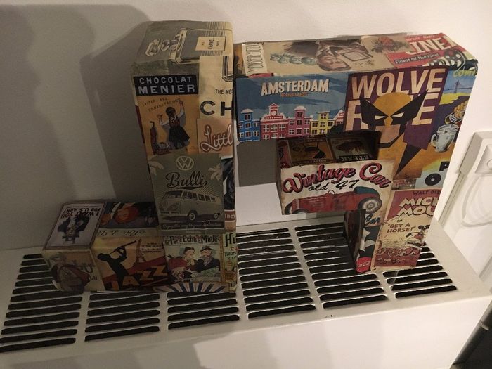 Lettres carton vintage