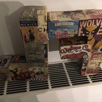 Lettres carton vintage