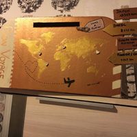 Urne mariage vintage 