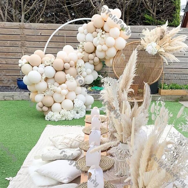 Decoration blanc et champagne 12