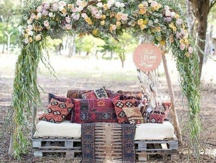 Déco avec palettes en bois 10