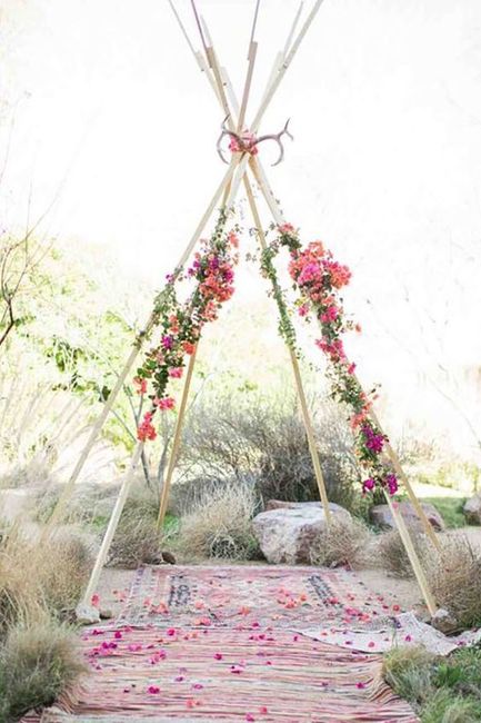 Idées déco bohème chic ton rose pâle blanc 14