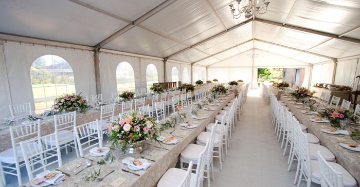 Repas de mariage en extérieur 4