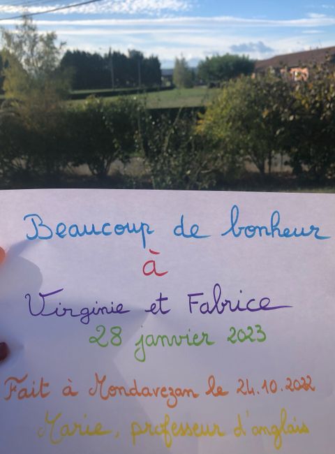 Loves notes pour le mariage de ma soeur, s'il vous plaît ❤️ 4