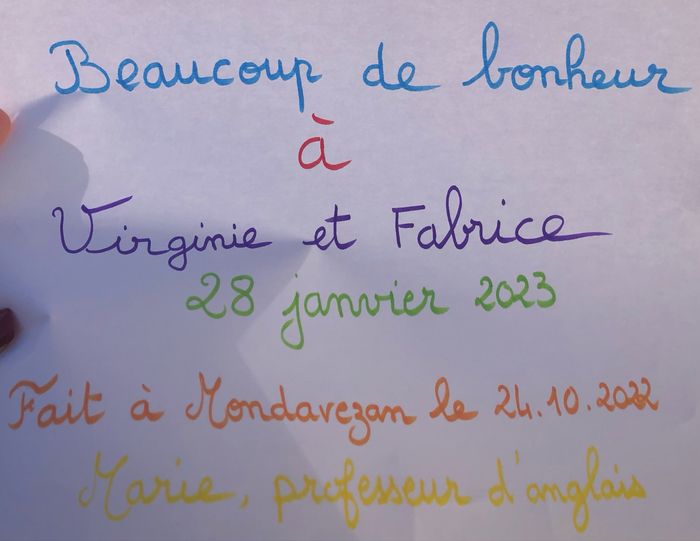 Loves notes pour le mariage de ma soeur, s'il vous plaît ❤️ 5