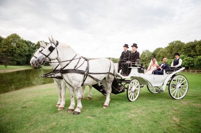 Une arrivée des mariés originale 2