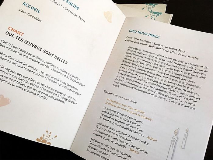 Livret de messe 4