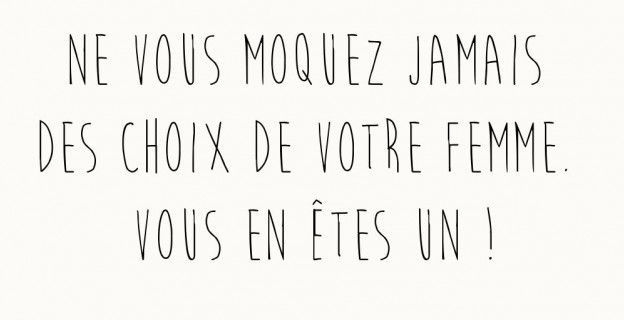 Pancartes sur le couple 3