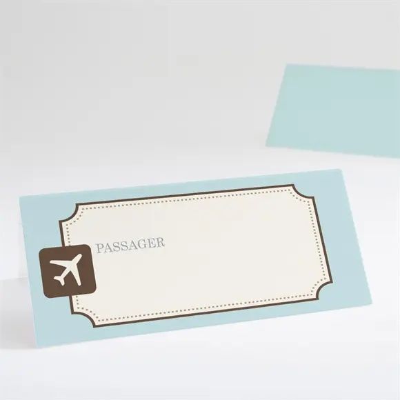 Marque table thème voyage 4