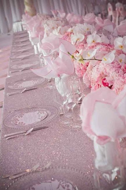Une décoration rose pour votre jour J 3