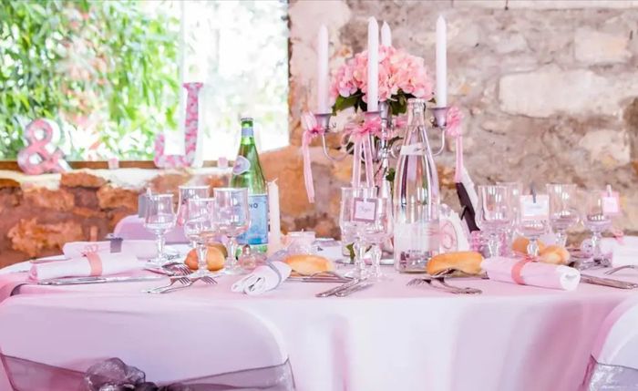 Une décoration rose pour votre jour J 6