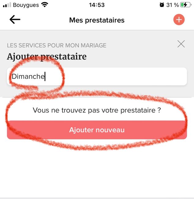 Ajout prestataires 3