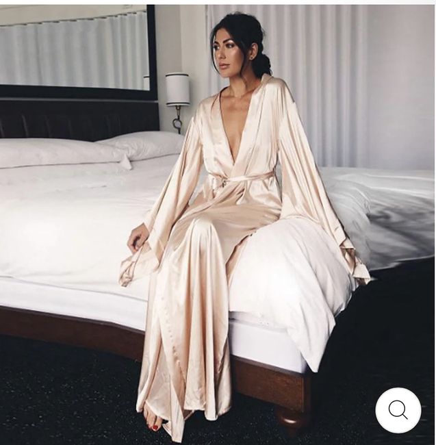 Déshabillé satiné long 2