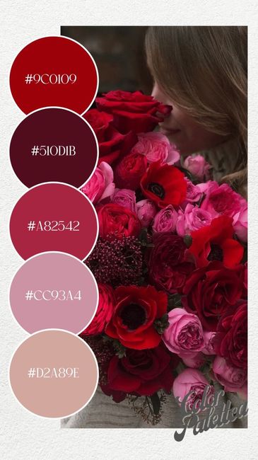 Mariage de St Valentin: du rouge mais pas trop! 1