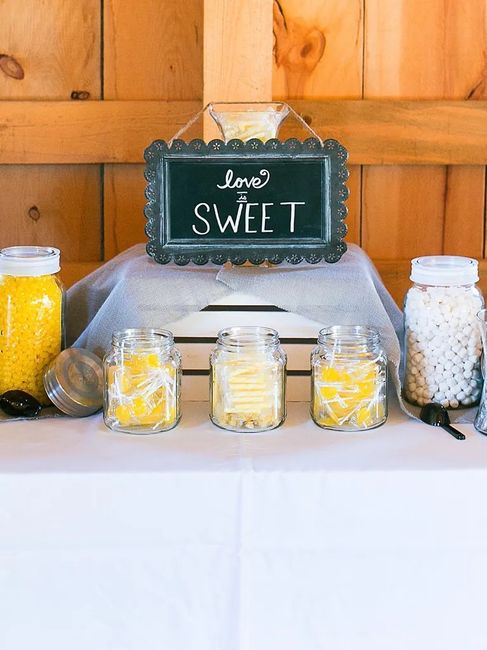 Idée déco pour bar à bonbons 🍬 2
