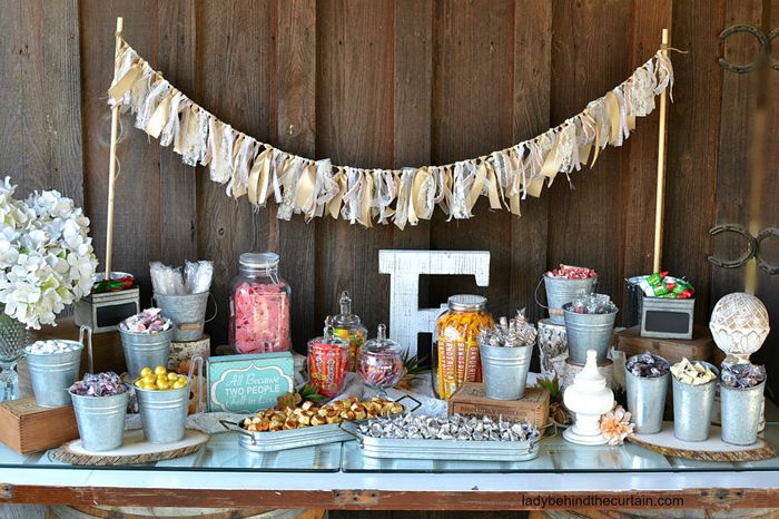 Idée déco pour bar à bonbons 🍬 7