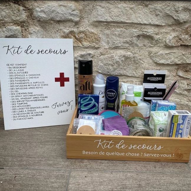 Kit de secours des invités 🛟 🕺💃 2