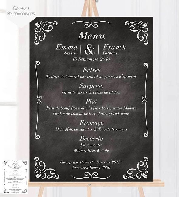 Menu traiteur 15