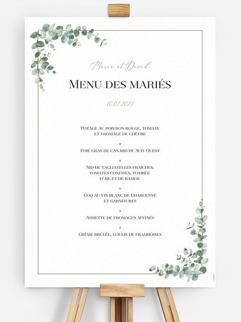 Menu traiteur 17