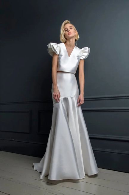 Une tenue de mariée en 2 parties 12