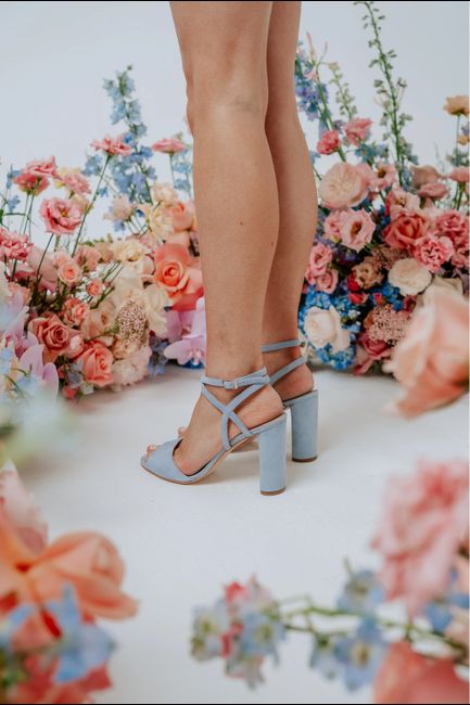 Des chaussures de mariage bleues 💙 - 2