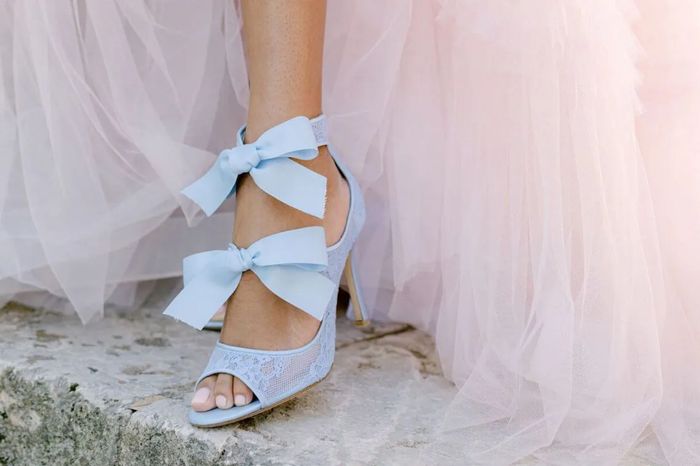 Des chaussures de mariage bleues 💙 - 4