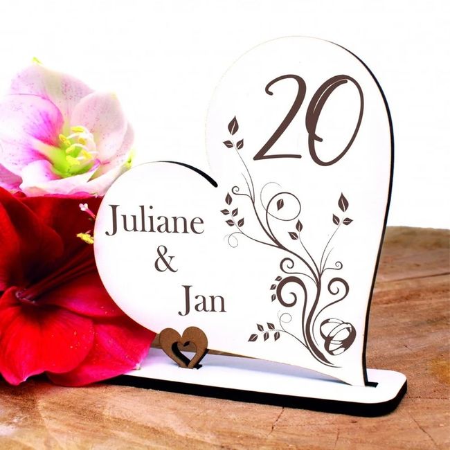 Cadeau pour les noces de porcelaine 1
