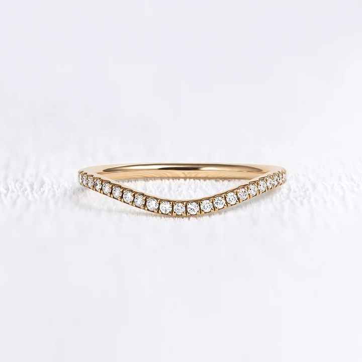Alliance avec bague de fiançailles - 4