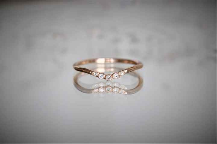 Alliance avec bague de fiançailles - 5