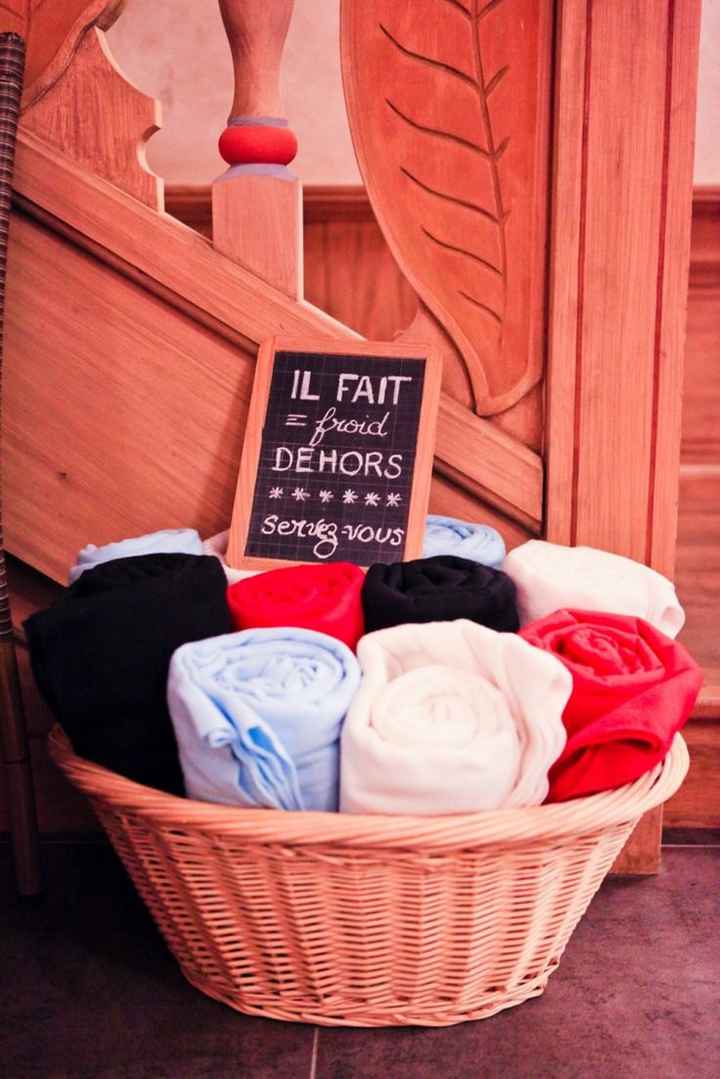 Les "coins pratiques" sur le lieu de reception - 8