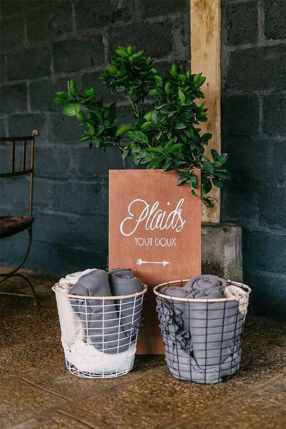 Les "coins pratiques" sur le lieu de reception - 9