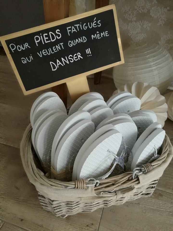 Les "coins pratiques" sur le lieu de reception - 14