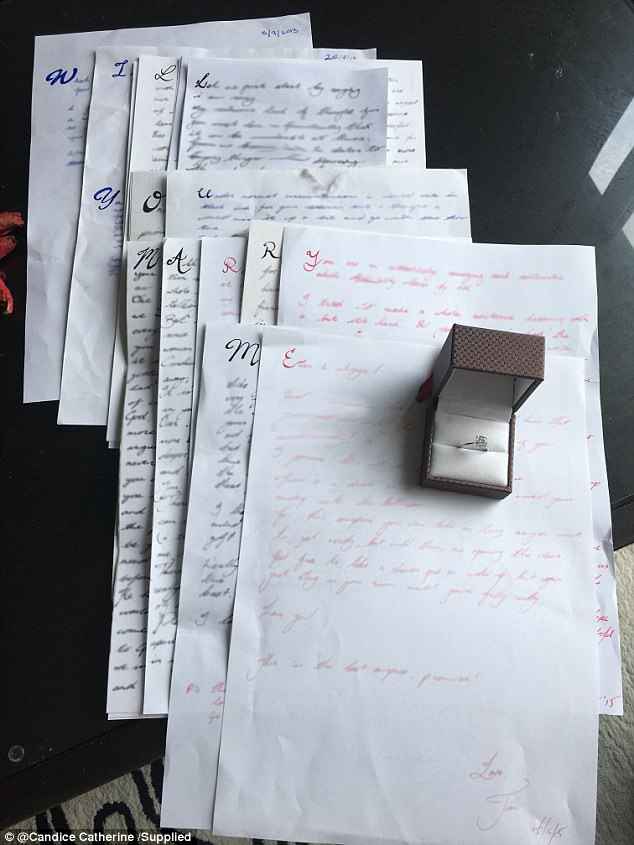 Trois ans, quatorze lettres et une demande en mariage - 1