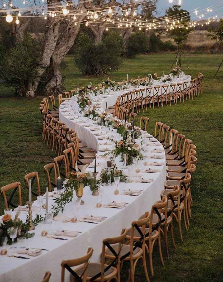 Disposition des tables en serpentin - 5