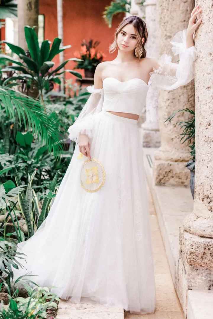 Une tenue de mariée en 2 parties - 11