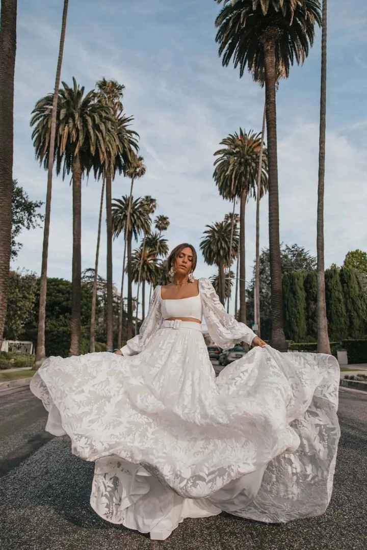 Une tenue de mariée en 2 parties - 16