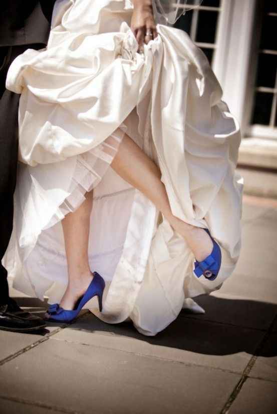 Des chaussures de mariage bleues 💙 - 27